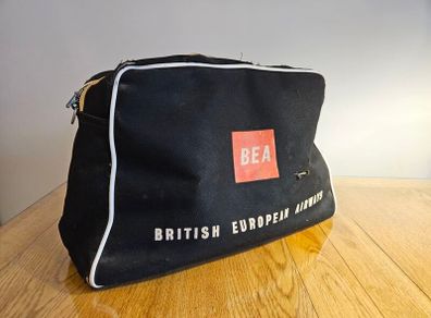 Vintage BEA Flight Bag