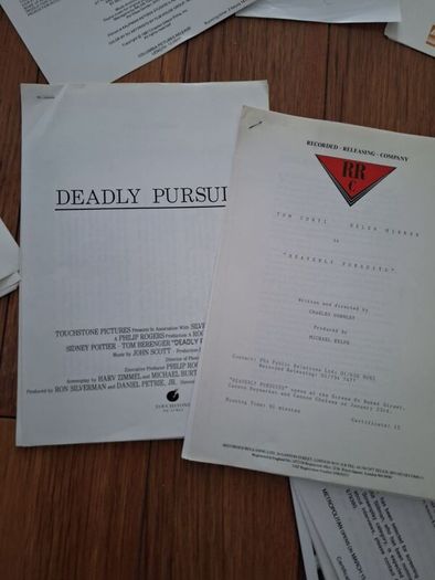 Job Lot Of Press Kit Production Notes And Synopsis