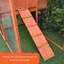 Large Chicken Coop 6-9 Birds Natural Wood Image 6