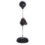 Freestanding Punching Bag Height-Adjustable 126-144 cm with Gloves, Pump and Weighted Base for Kids and Beginners Black Image 6