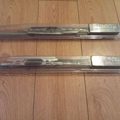 Brand New Italian Chrome Car Wipers Blades Set