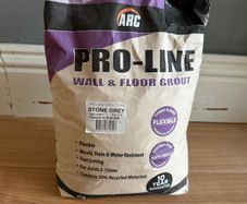 Arc Pro line wall and floor Grout 5 kg Stone grey colour