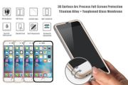 Full Cover 9H Titanium Alloy Color tempered glass screen protector for iphone 6plus / 6S plus screen protector glass free postage