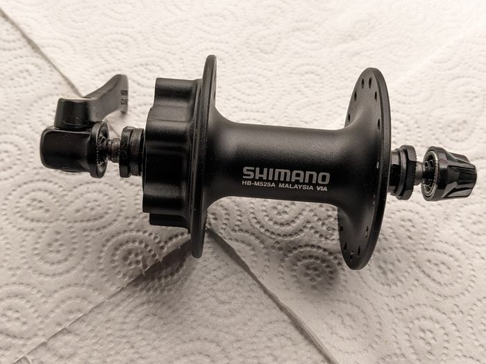 Shimano HB-M525A front disc hub incl. QR skewer