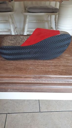 Lovely red sandals