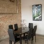 Modern Black Glass Dining Table Set Seats 6 in Style! Special Offer for November & December! Image 3