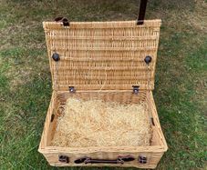 Luxury picnic or hamper basket.