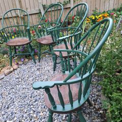 Sack back windsor chairs