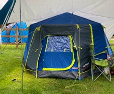 Tent 3 Person Camping Tent Waterproof with Sewn-in Groundsheet