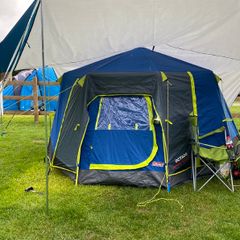 Tent 3 Person Camping Tent Waterproof with Sewn-in Groundsheet