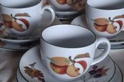 Royal Worcester "Evesham" trios
