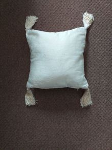 Ivory Scatter Cushion with Tassels