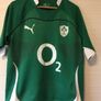 Ireland Rugby Jersey. Season 2009/2011. Official Puma Mens Home Jersey. Authentic Original From 2009. Not A Modern Day Remake. Image 3