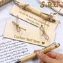 Personalised pen and wooden card Image 5