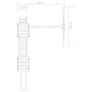 Playhouse with Ladder, Slide and Swings 252x432x218 cm Wood Image 5