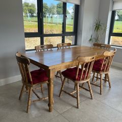 Table and 6 chairs