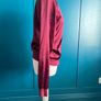 American Apparel burgundy bomber. Size S Image 2