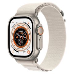 Apple Watch Ultra Cellular 49mm Natural Titanium with Stellar Alpine Loop and Accessories - Grade A