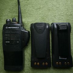 Motorola GP340 Two-Way Portable Radio (two batteries, no charger)