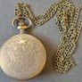 Quartz Vintage Style Pocket Watch, ussr cruiser Aurora commerative. Image 3