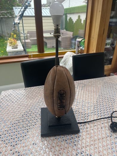 vintage rugby lamp