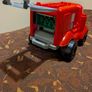Red truck with building blocks Image 3
