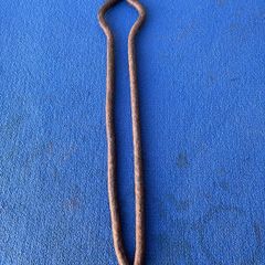 Antique fire tongs