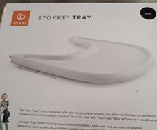 Stokke black Tripp trapp tray and baby set
