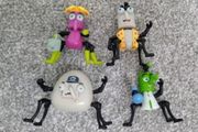 Set Of 4 Bin Wheelies Figurines / Collectables