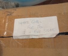 electric fire fake coal