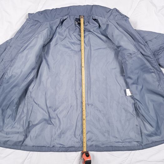 Isle Collection Slate Blue Grey Diamond Quilted Jacket 18UK/46EU