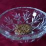 Killarney Crystal Cut Crystal Glass With Number 21 Lidded Jewelry Dish / Bowl With 22 Carat Gold Cover Handle and Footed Base Finishing Made In Ireland Image 7