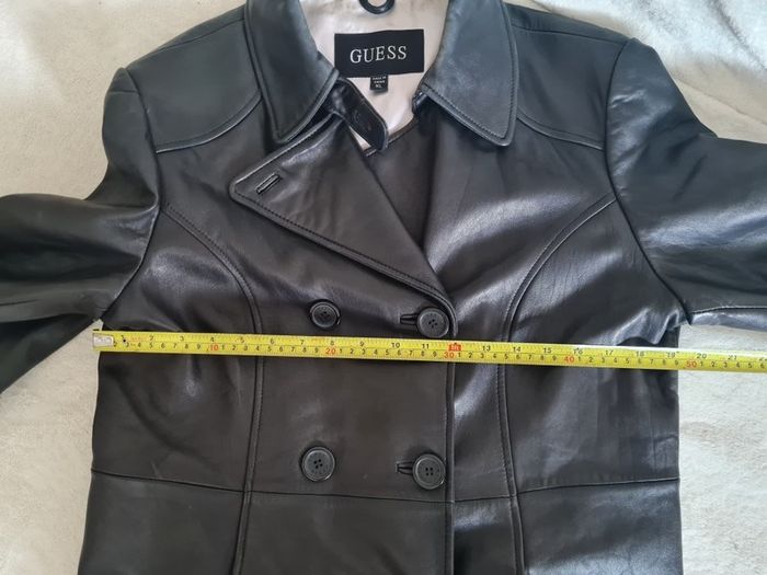Guess soft genuine leather blazer coat jacket