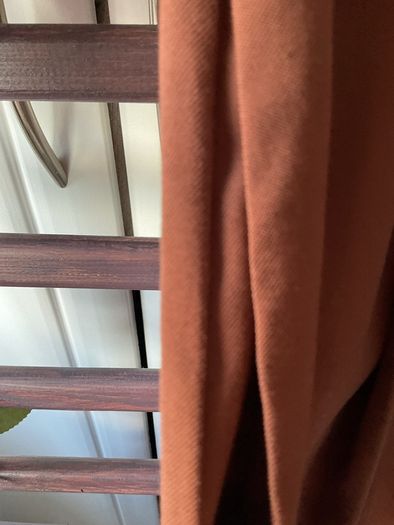 trousers Bnwt Zara wrap over front trousers size small rust brown shade