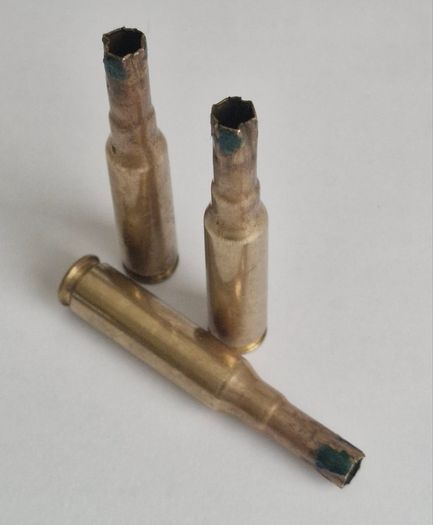 Set of 3 Vintage British Army Blank Shell Casings