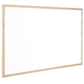 Whiteboard Wooden Frame 900x600mm