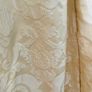 Huge Beautiful Interlined Cream Silk Curtains 110"w x 100"d Image 6