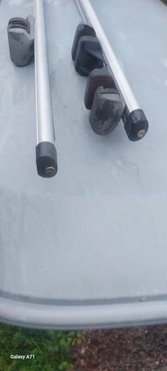 roof box and rails