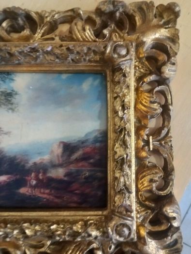 Enter a catchy titleAntique 19th Century Pastoral Oil Landscape, Signed A. Nasmyth (Ornate Gilt Frame)