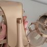 Xti beige stud strap pointed heels Sz 41 - Bnwot Image 9