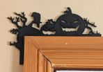 Halloween Door Topper - Evil Smiling Pumpkins - PLA 3D Printed Decor