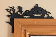 Halloween Door Topper - Evil Smiling Pumpkins - PLA 3D Printed Decor
