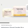 NEOM Wellbeing Happiness Travel Candle 75 g Image 2