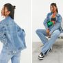 PLT Oversized denim Jacket. New. Image 2