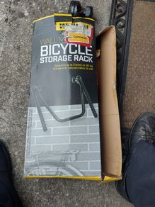 Welltool wall mounted Bicycle storage Rack, supports up to 2 Bikes, 30KG, in as new condition, never used