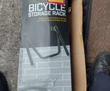 Welltool wall mounted Bicycle storage Rack, supports up to 2 Bikes, 30KG, in as new condition, never used