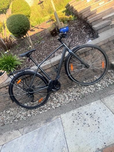 Trek FX 2 charcoal grey bike
