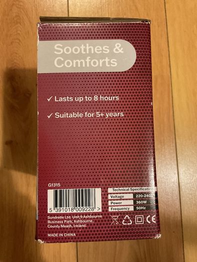 Rechargeable Hot Water Bottle Brand New