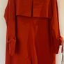 Ladies Coat - H&M Size S - Orange Image 2