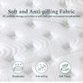 King Size Mattress 5FT Memory Foam, Pocket Sprungs Hybird Mattress with Dual Edges Support, Orthopaedic Mattresses Medium Firm for Pressure Relief, 10.2 Inch Deep, 150 x 200 x 26 cm Image 7